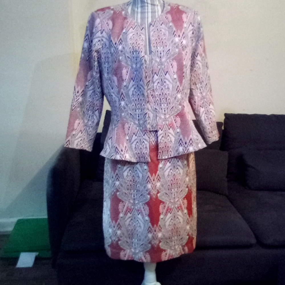 Vintage Style Skirt Suit